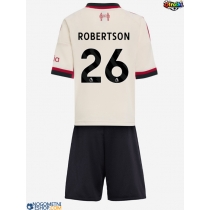 Otroški Nogometni dresi Liverpool Andrew Robertson #26 Gostujoči 2025-26 Kratek Rokav (+ Kratke hlače)